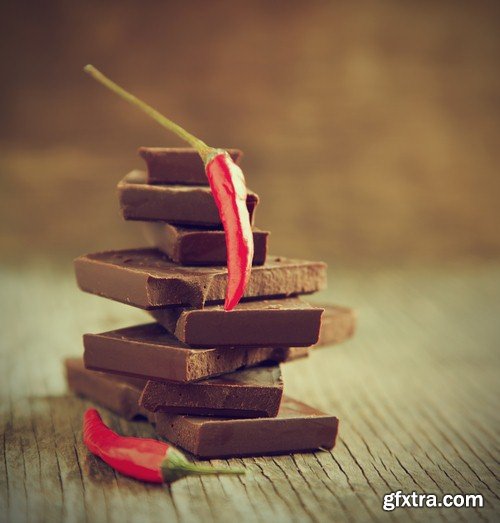 Dark chocolate with pepper