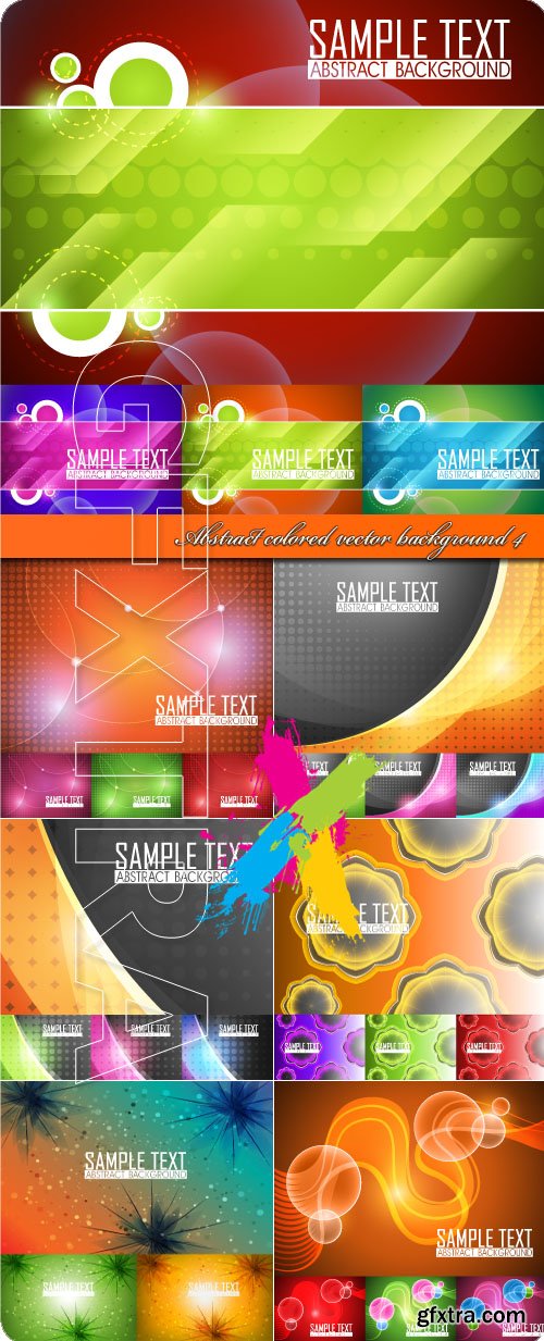 Abstract colored vector background 4