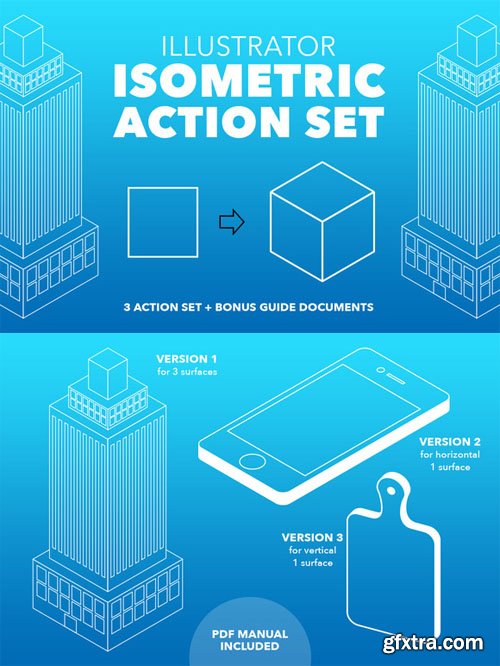 Illustrator Isometric Action Set - CM 416610