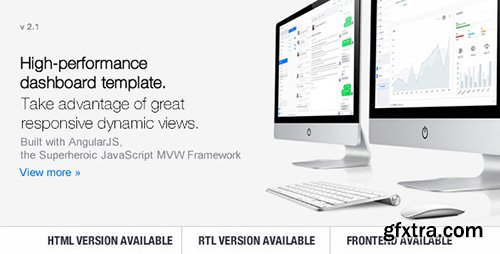 ThemeForest - Clip-Two v2.1 - Bootstrap Admin Template with AngularJS - 10290688