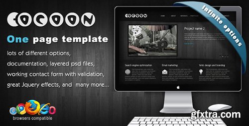 ThemeForest - Cocoon v1.0.1 - One Page Template - 111688