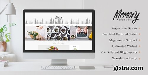 ThemeForest - Memory v2.0 - Mobile Friendly WordPress Blog Theme - 11279498