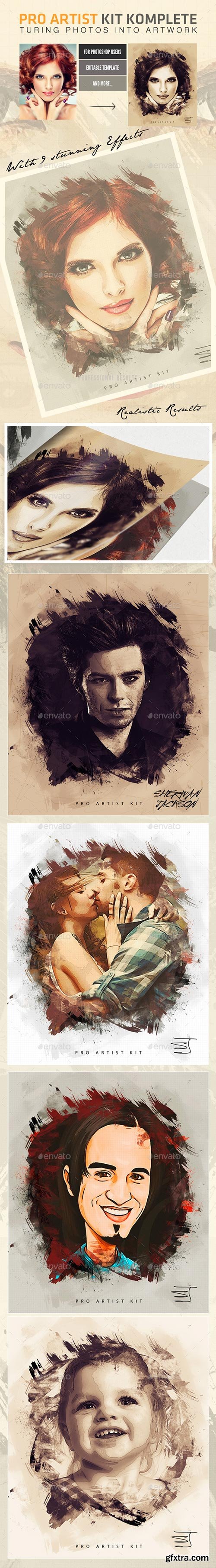 GraphicRiver - Pro Artist Creation Kit Template - Creative Mask FX