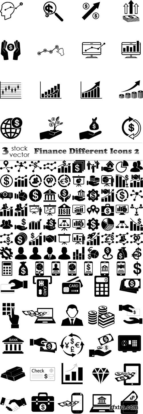 Vectors - Finance Different Icons 2