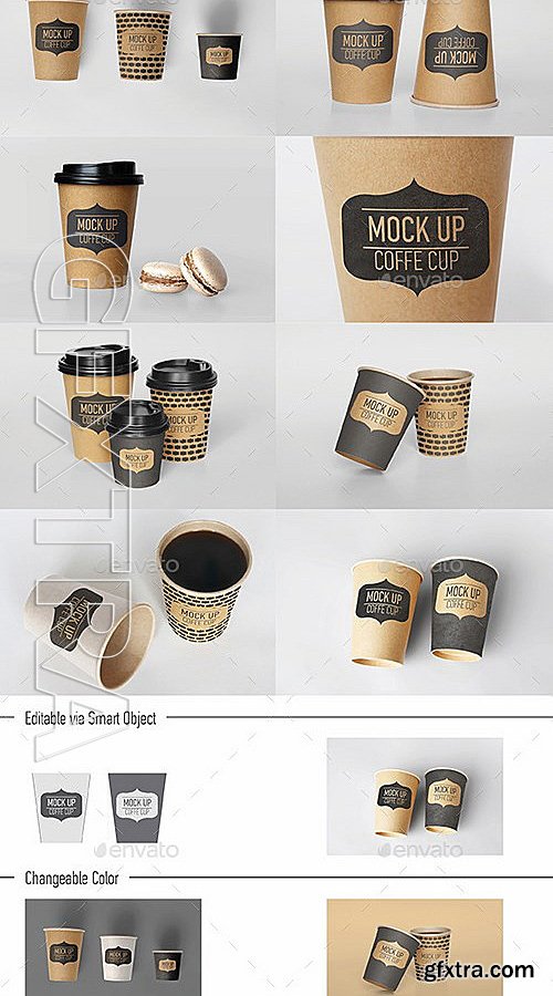 GraphicRiver - Coffee Cup Mock-Up Bundle 13374319