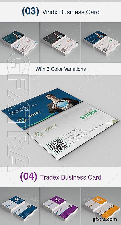 GraphicRiver - Multipurpose Business Card Bundle Volume 2 13548331