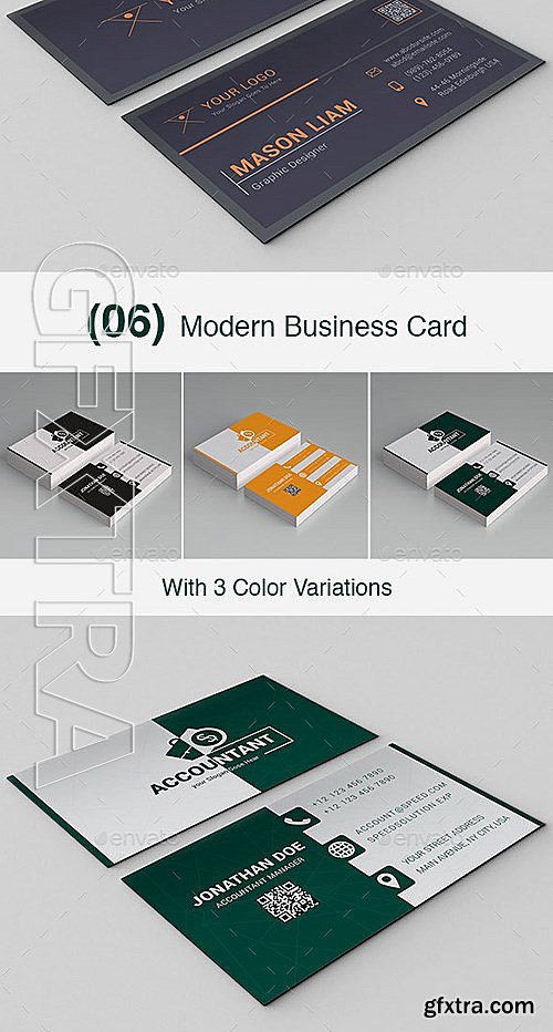 GraphicRiver - Multipurpose Business Card Bundle Volume 2 13548331