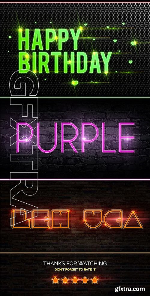 GraphicRiver - Neon Style Text Effect 13561747