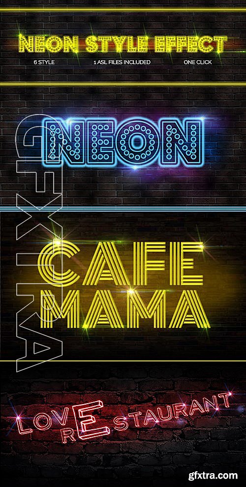 GraphicRiver - Neon Style Text Effect 13561747