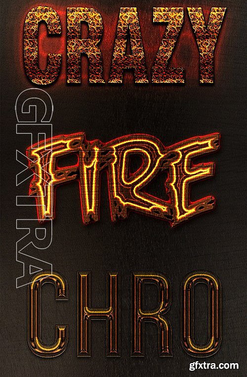 GraphicRiver - Golden Burning Text Styles 13577041