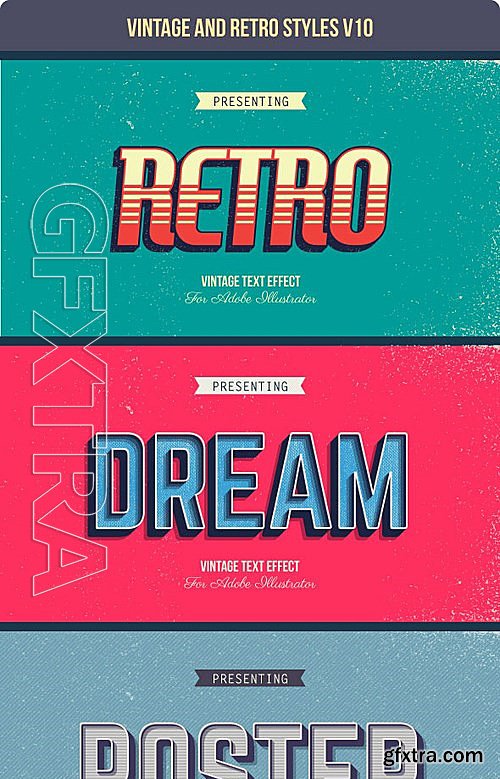 GraphicRiver - Vintage and Retro Styles V10 12105400