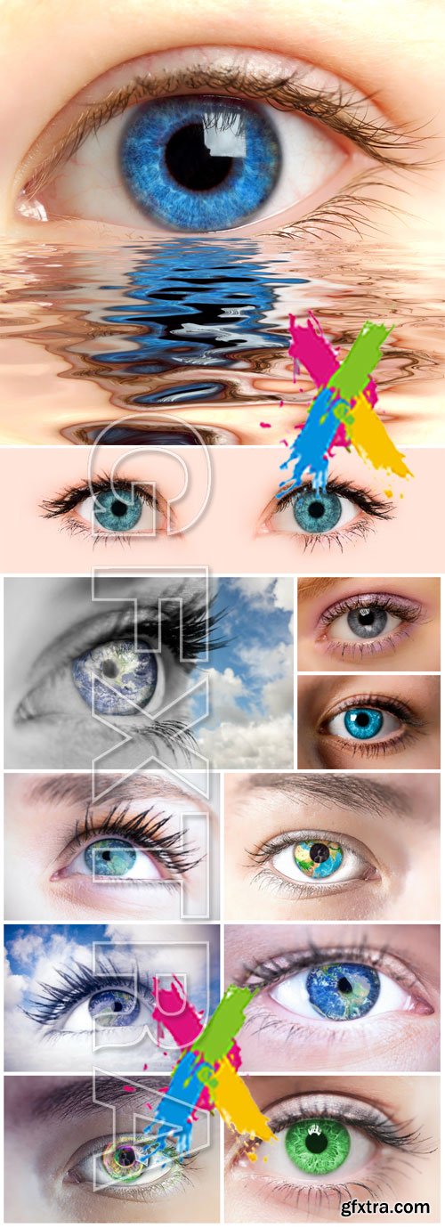 Eyes, creative - Stock photo