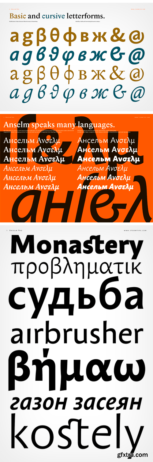 Anselm Sans Font Family