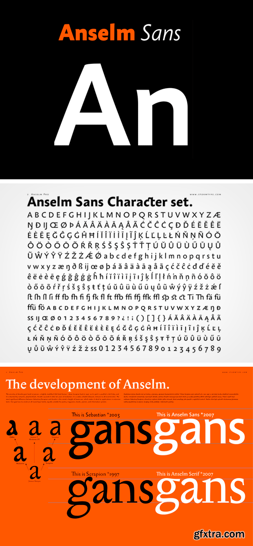 Anselm Sans Font Family