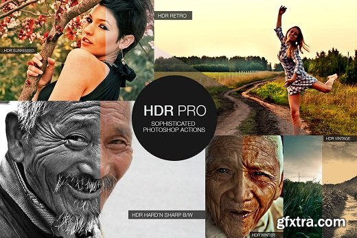 HDR PRO Sophisticated Photoshop Actions