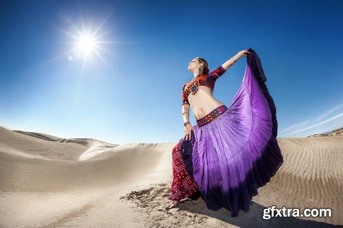 Dancer on the sand