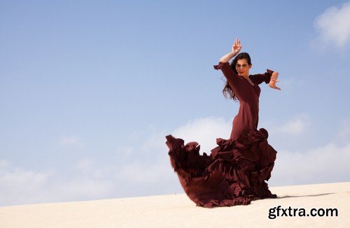 Dancer on the sand