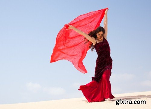 Dancer on the sand