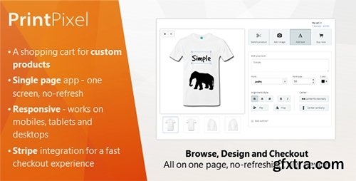 CodeCanyon - PrintPixel - A shopping cart for custom products (Update: 28 April 15) - 9873889