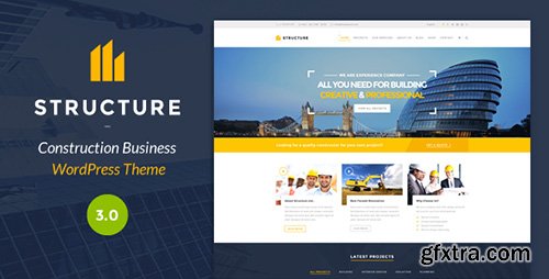 ThemeForest - Structure v3.0.2 - Construction WordPress Theme - 10798442