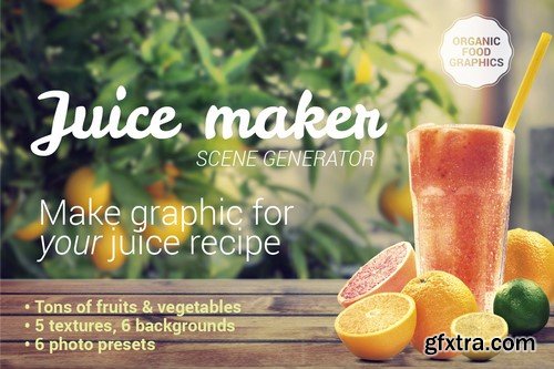 CM - Organic Juice Maker Scene Generator - 425893