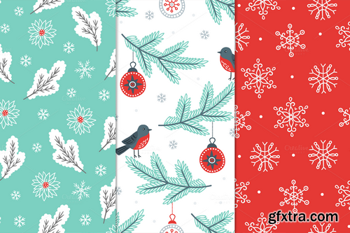 CM - 12 Christmas Seamless Patterns - 430290