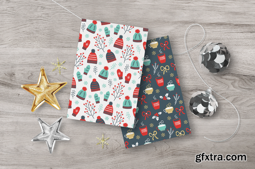 CM - 12 Christmas Seamless Patterns - 430290