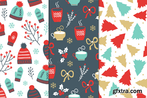 CM - 12 Christmas Seamless Patterns - 430290