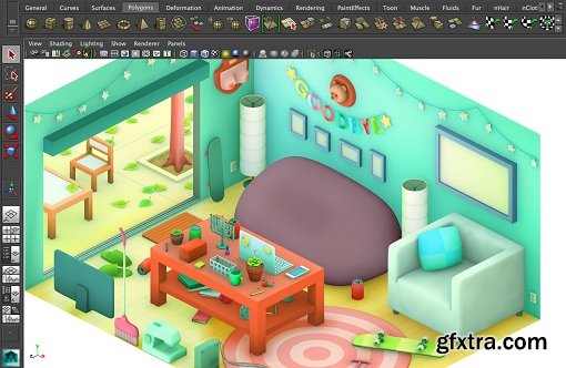 Maya Basics: Modeling an Isometric Environment