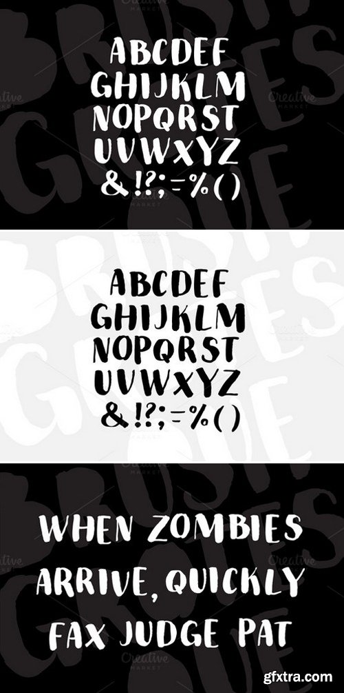 CM - Brush Grotesque Font 431476