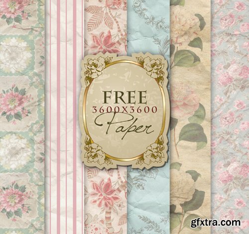 Paper Background Textures in Vintage Style, part 13