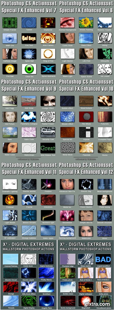 350 Actions for Photoshop