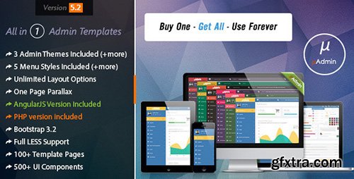 ThemeForest - mAdmin v1.2 - Multi Style AngularJS Admin - Frontend - 7996710