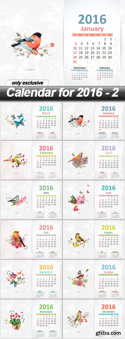 Calendar for 2016 - 2 - 12 EPS