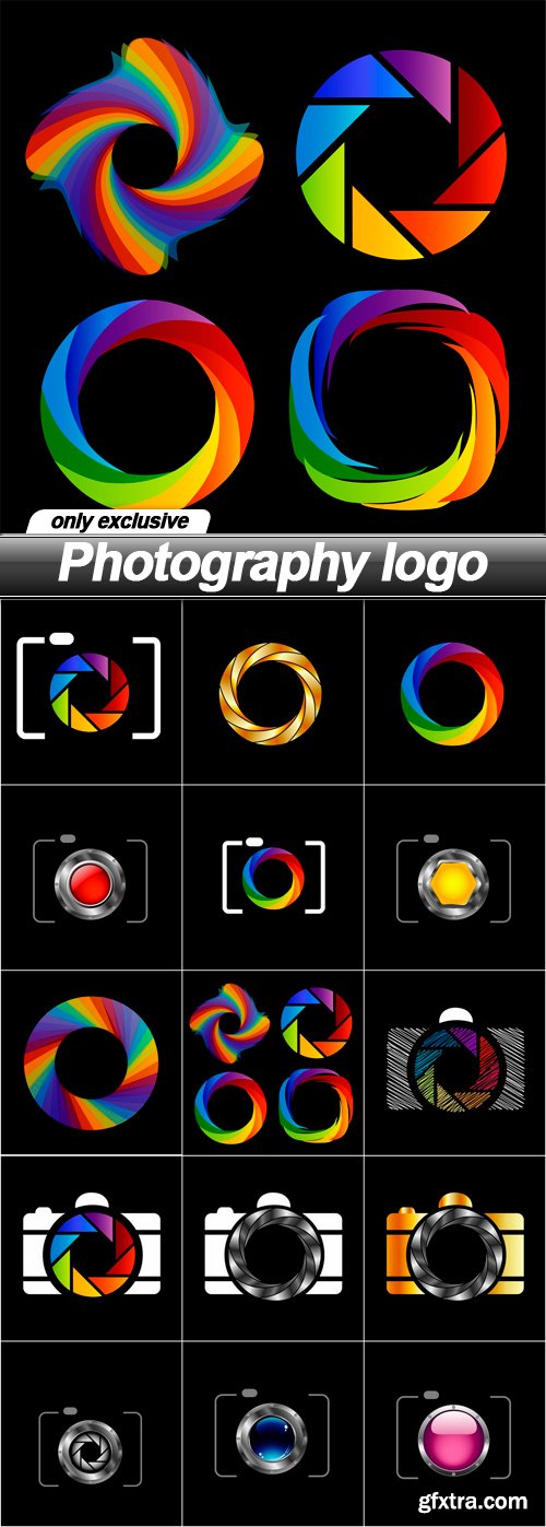 Photography logo - 15 EPS