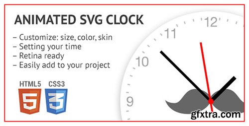 CodeCanyon - Animated SVG clock v1.0 - 13541567