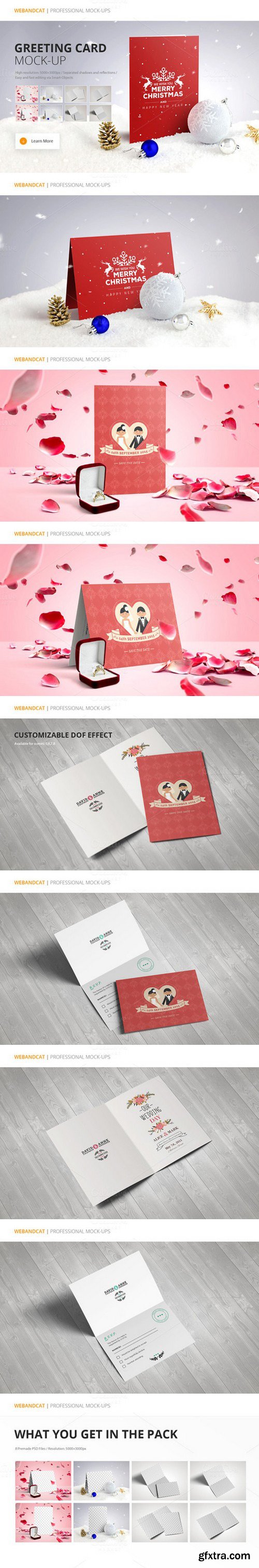 CM - Invitation / Greeting Card Mock-Up 432125