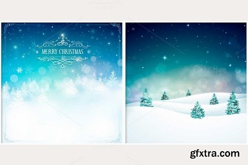 CM - Christmas backgrounds set 413333