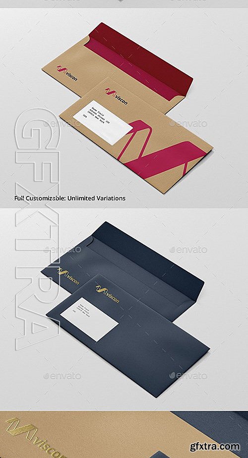 GraphicRiver - Envelopes Mock-Up Bundle 11625876