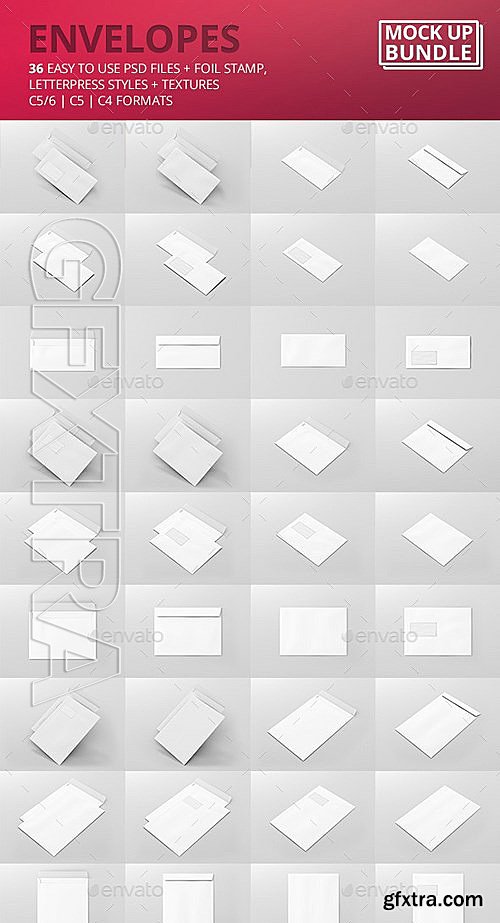 GraphicRiver - Envelopes Mock-Up Bundle 11625876