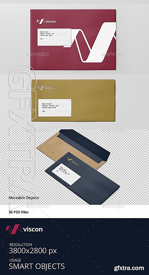 GraphicRiver - Envelopes Mock-Up Bundle 11625876