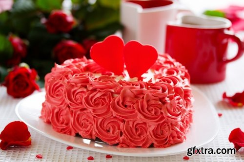 Collection of red cake pie biscuit confection sweetness 25 HQ Jpeg
