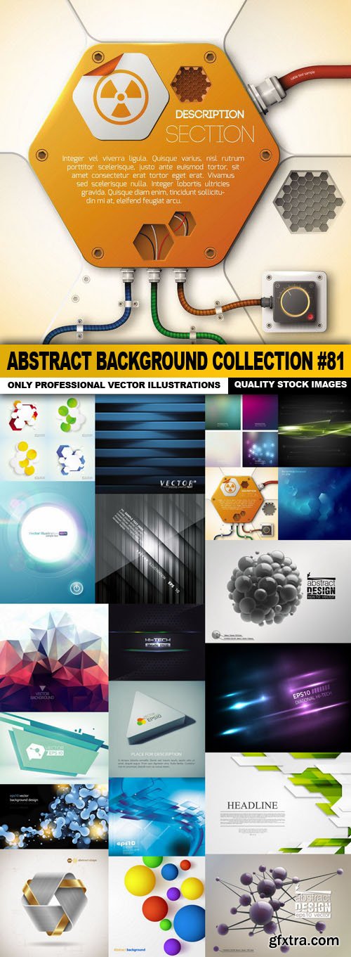 Abstract Background Collection #81 - 20 Vector