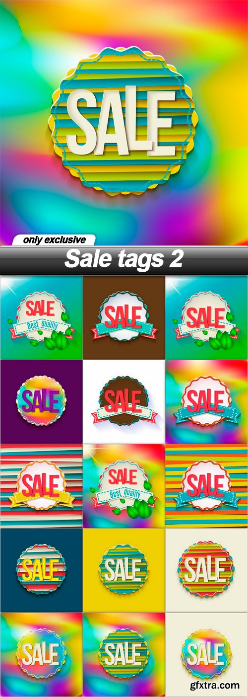 Sale tags 2 - 15 EPS