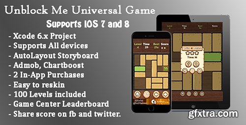 CodeCanyon - Unblock Me Universal Game (Swift) v2.1 - 10841898