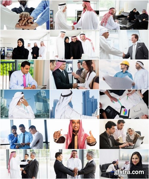 Collection Arabian businessman Sheikh Business Transaction 25 HQ Jpeg