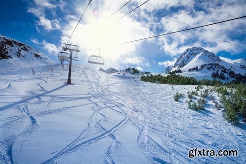 Collection ski resort skiing snowboarding skier funicular lift 25 HQ Jpeg