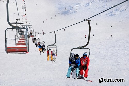 Collection ski resort skiing snowboarding skier funicular lift 25 HQ Jpeg