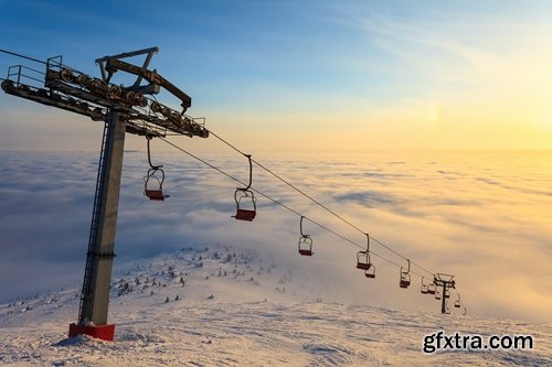 Collection ski resort skiing snowboarding skier funicular lift 25 HQ Jpeg