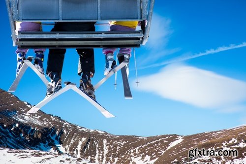 Collection ski resort skiing snowboarding skier funicular lift 25 HQ Jpeg